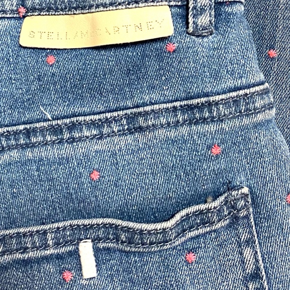 STELLA MCCARTNEY EMBROIDERED PINK OVERALLS - Picture 4 of 6